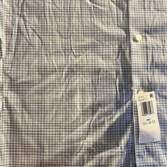 Calvin Klein Blue Checkered Shirt size Small Slim - Picture 5 of 5